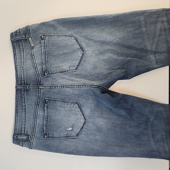 KanCan Estillo Distressed Ripped Jeans High Rise Medium Wash Women's Sz 13/30 - Picture 4 of 14